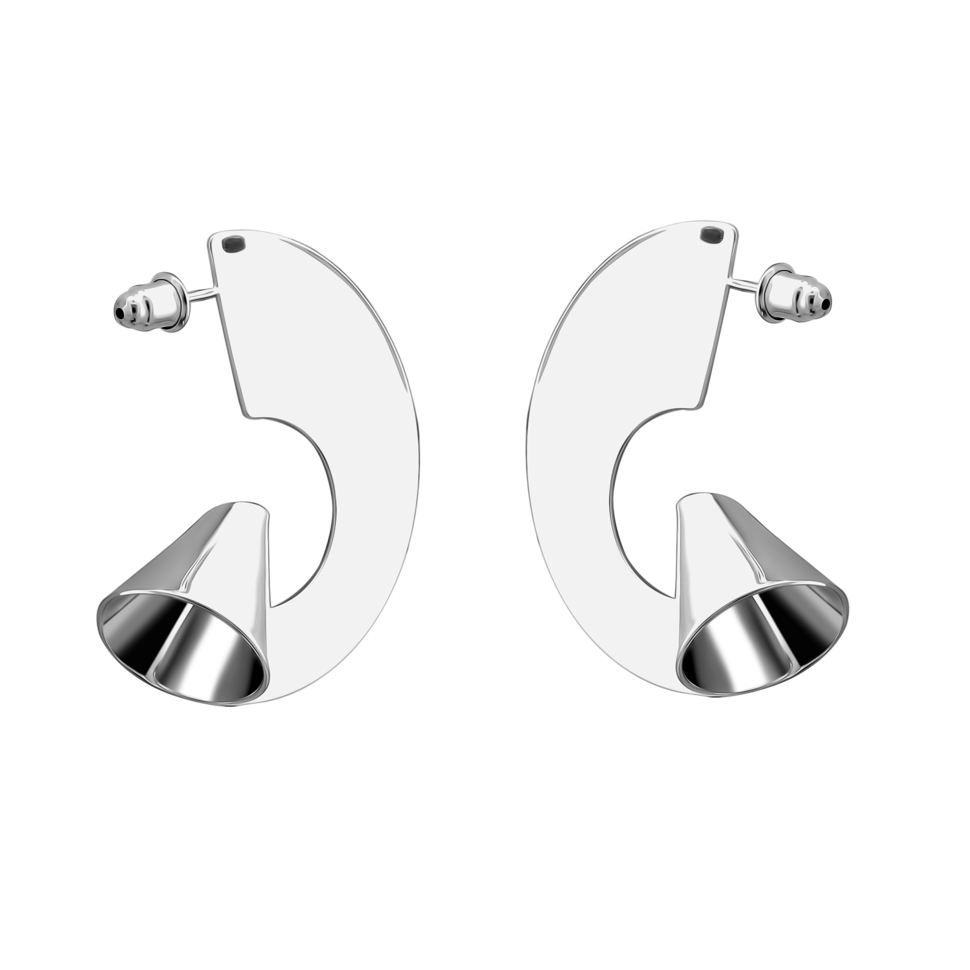 

Серьги женские из серебра Эстет С32С051010, без вставки, С32С051010