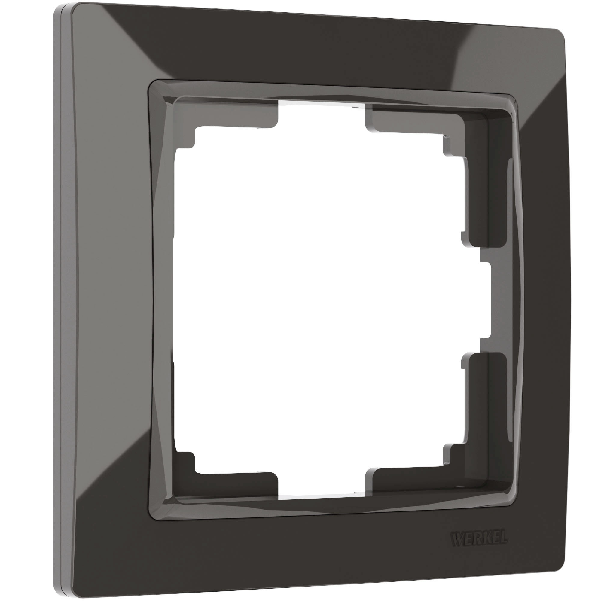 

Рамка для розетки / выключателя на 1 пост Werkel W0012007 Snabb Basic серо-коричневый