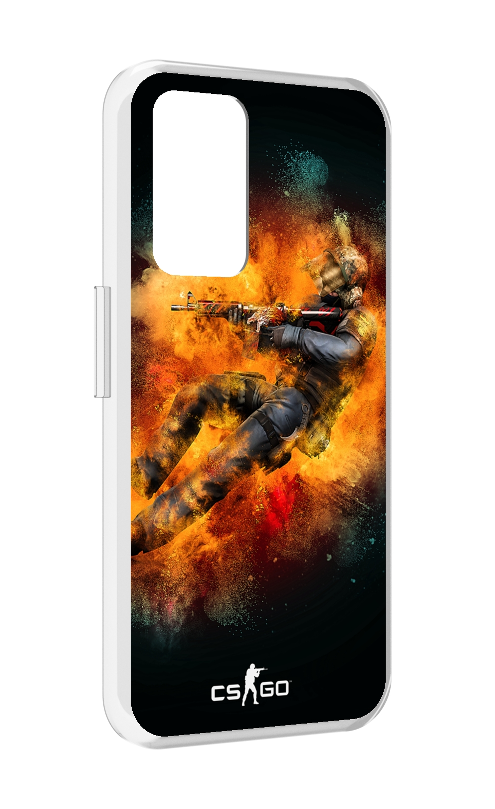 

Чехол MyPads CS-go Контр-террорист для Realme GT Neo3T, Прозрачный, Tocco