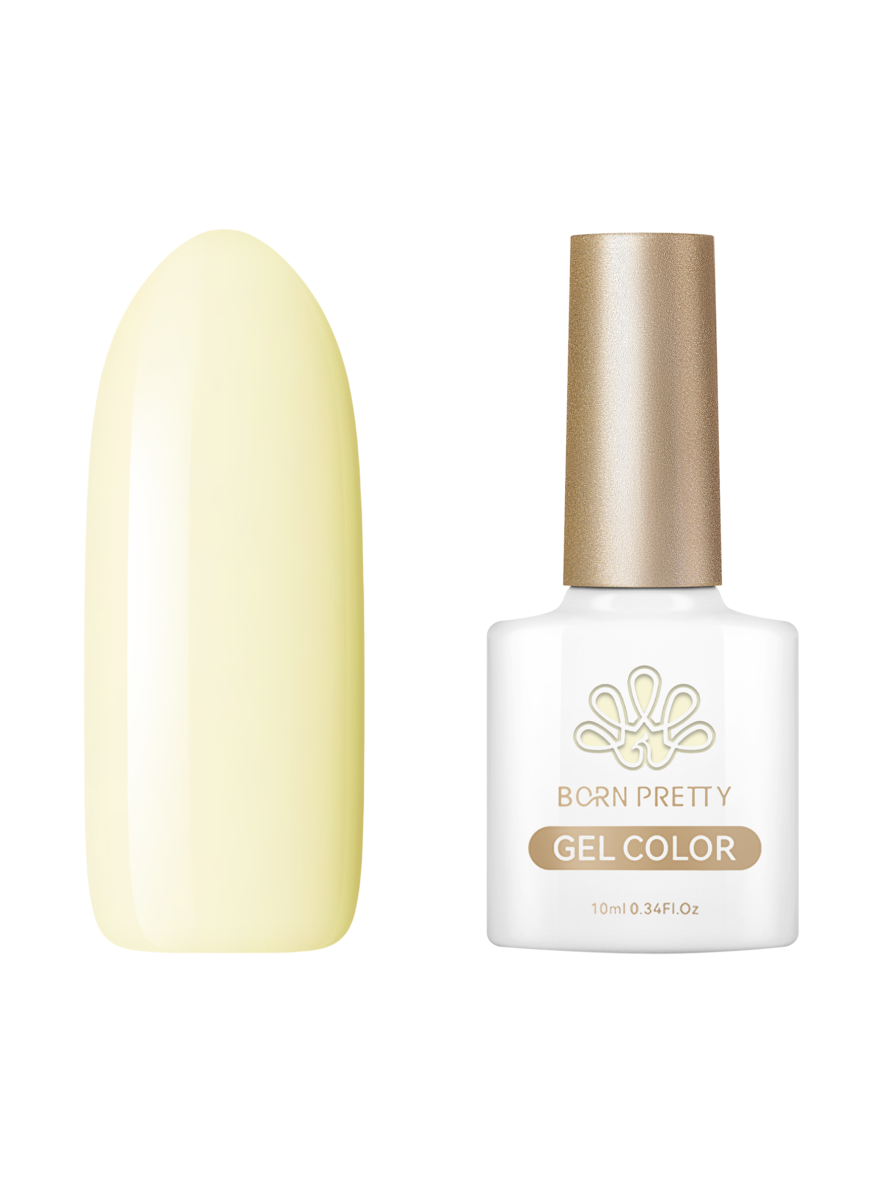 

Гель-лак для ногтей Born Pretty Color gel CG014 10 мл, Желтый, Color gel