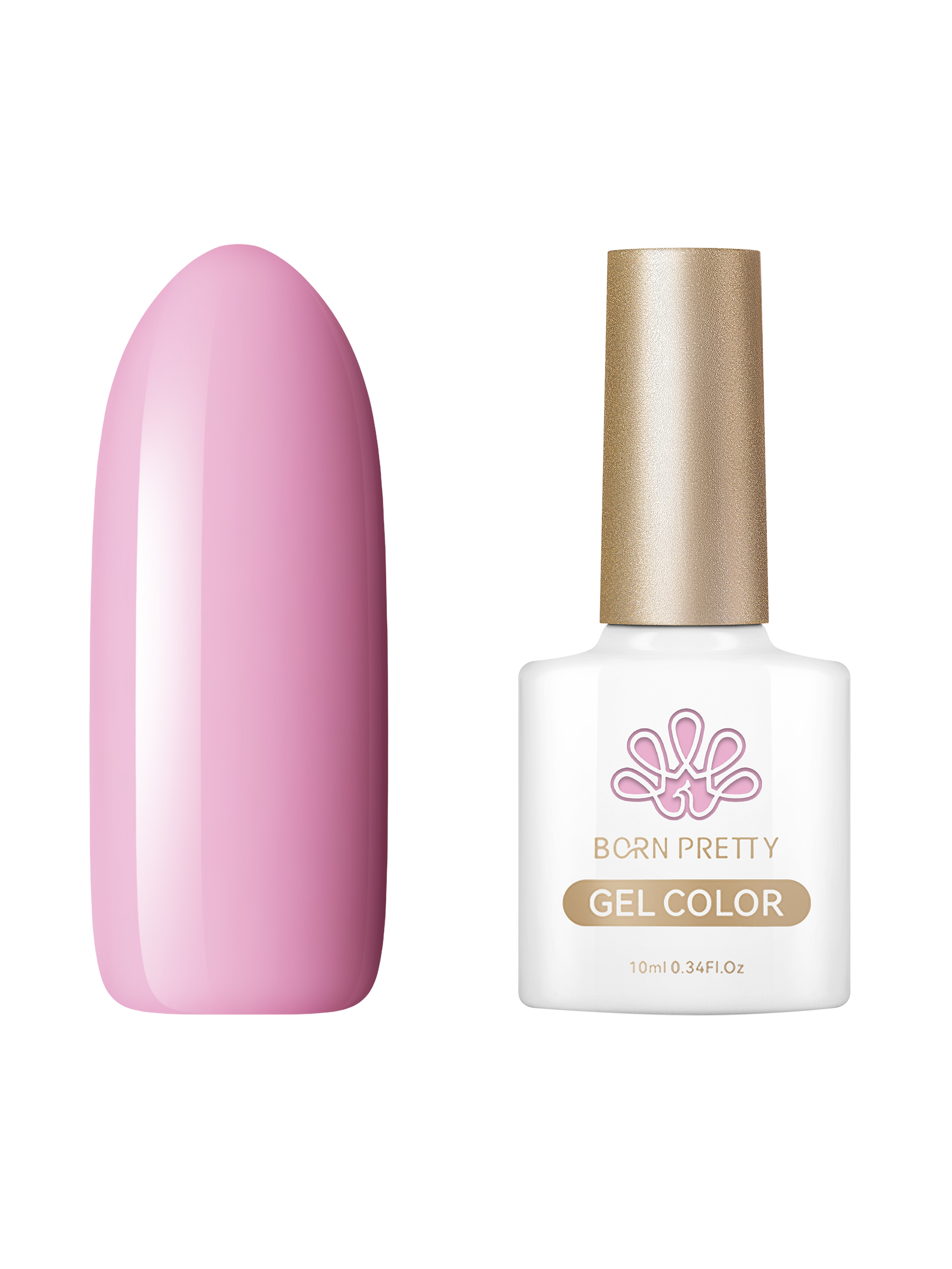 

Гель-лак для ногтей Born Pretty Color gel CG011 10 мл, Розовый, Color gel