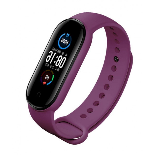 

Силиконовый ремешок для Xiaomi Mi Band 3/4/5/6 1014 фиолетовый, 100