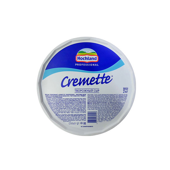

Сыр творожный Hochland Cremette professional 65%, 2 кг.