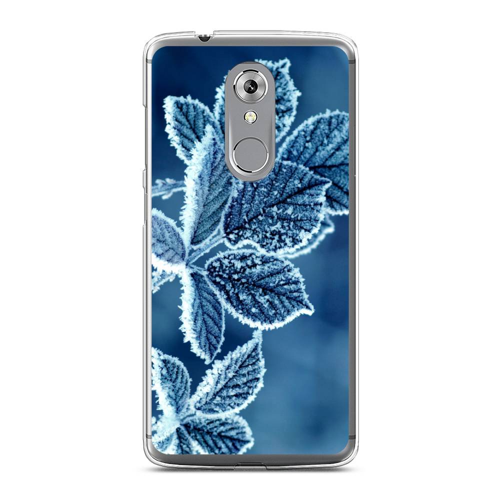 

Чехол на ZTE Axon 7 "Зима 6", Голубой;белый, 131450-2