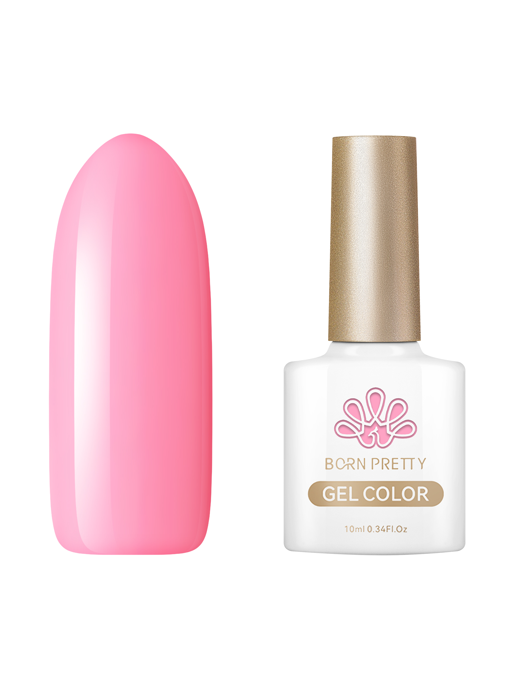 

Гель-лак для ногтей Born Pretty Color gel CG010 10 мл, Розовый, Color gel