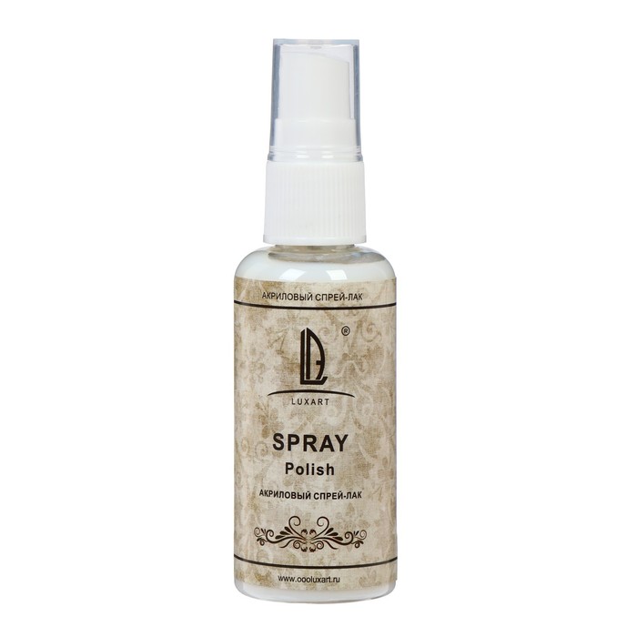 

Лак полиуретановый LUXART LuxSpray финишный, глянцевый, водная основа, спрей, 50 мл, LuxSpray