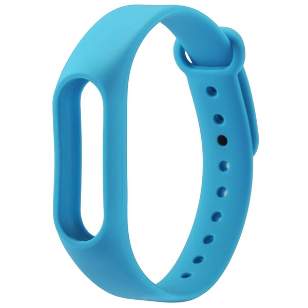 

Силиконовый ремешок для Xiaomi Mi Band 3/4/5/6 голубой, 100