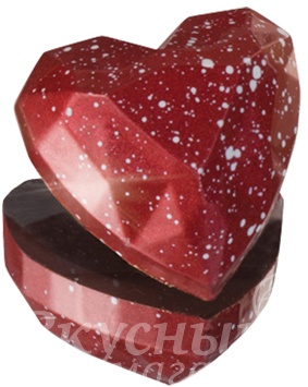 

Форма для конфет Алмазное сердце Diamond Сhocolate Jewels Martellato MA1993, Прозрачный