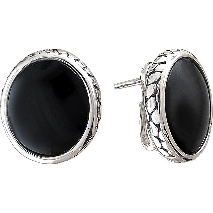 

Серьги женские из серебра Эстет 01С459640Ч-1, агат, 01С459640Ч-1