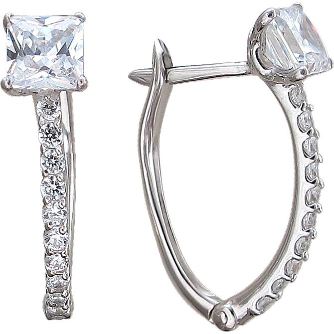 

Серьги женские из серебра Эстет 01С1512141, фианит, 01С1512141