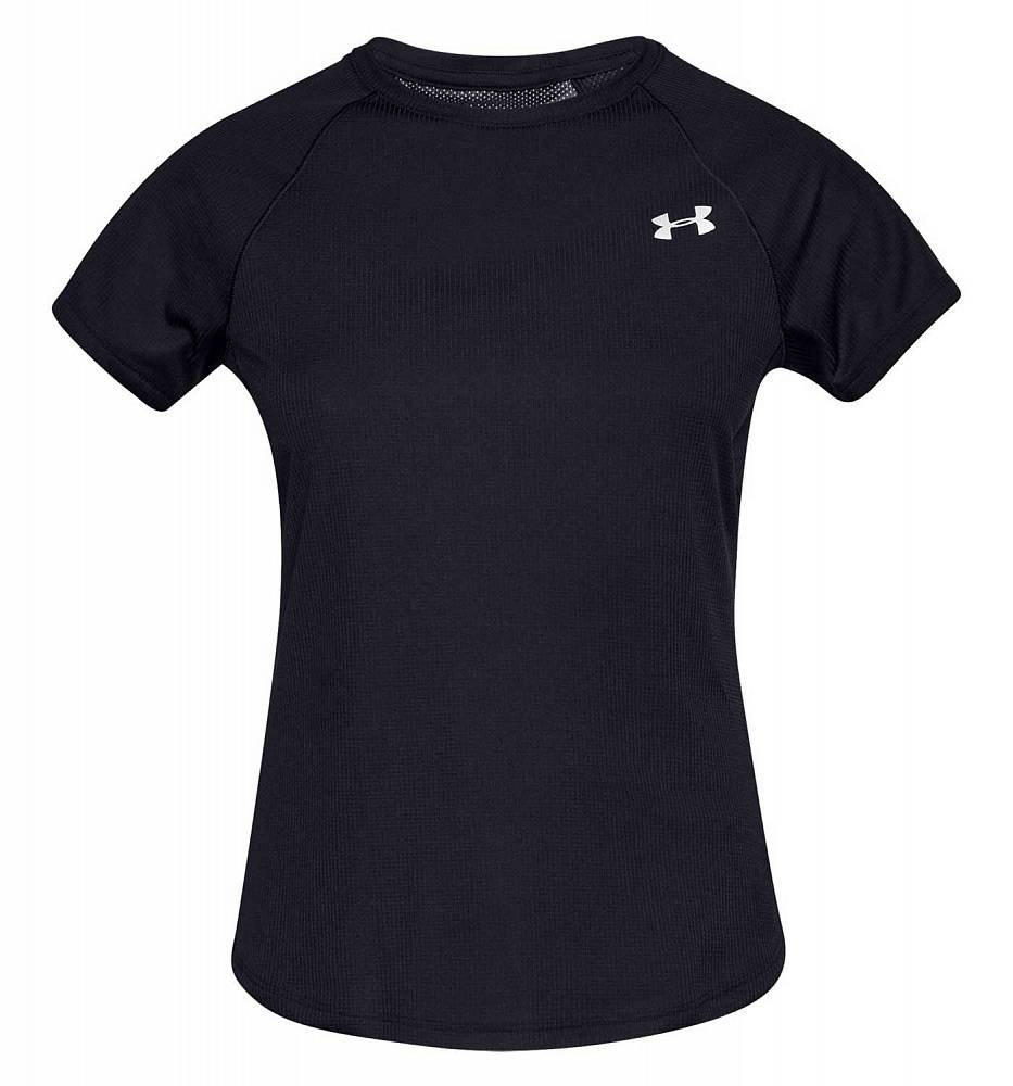 фото Футболка женская under armour speed stride short sleeve черная m