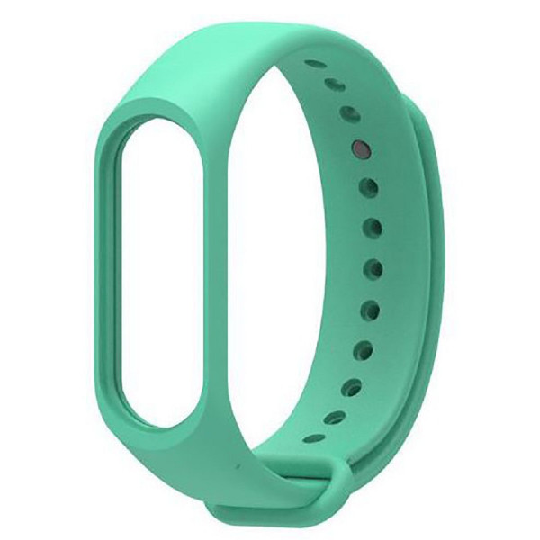 

Силиконовый ремешок для Xiaomi Mi Band 3/4/5/6 бирюзовый, 100