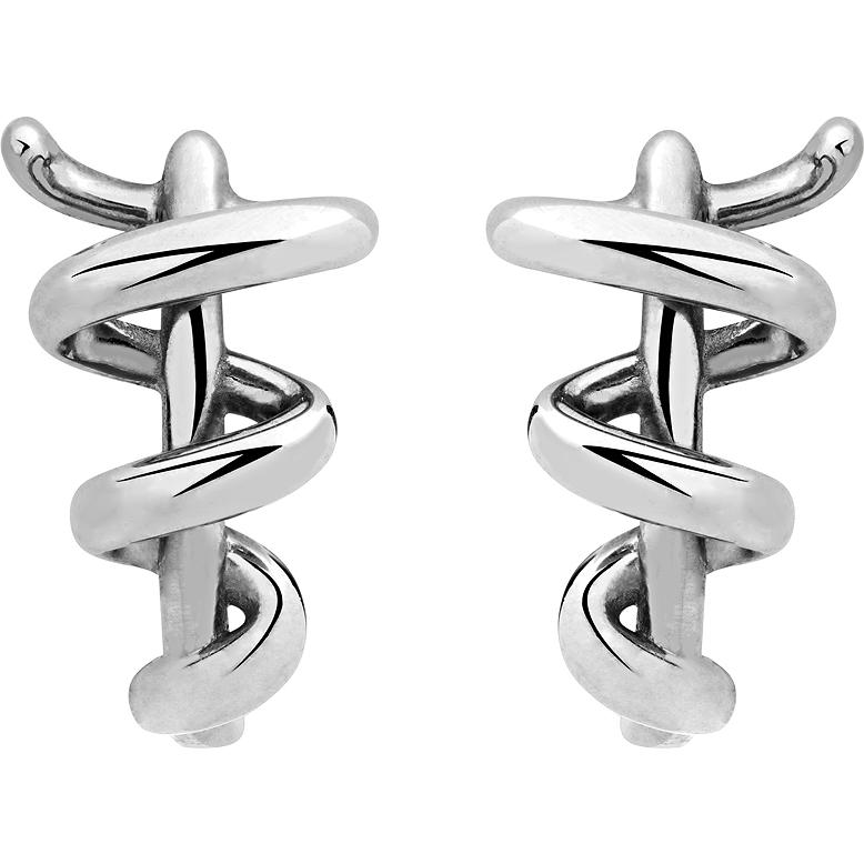 

Серьги женские из золота Эстет 01С0211614, без вставки, 01С0211614