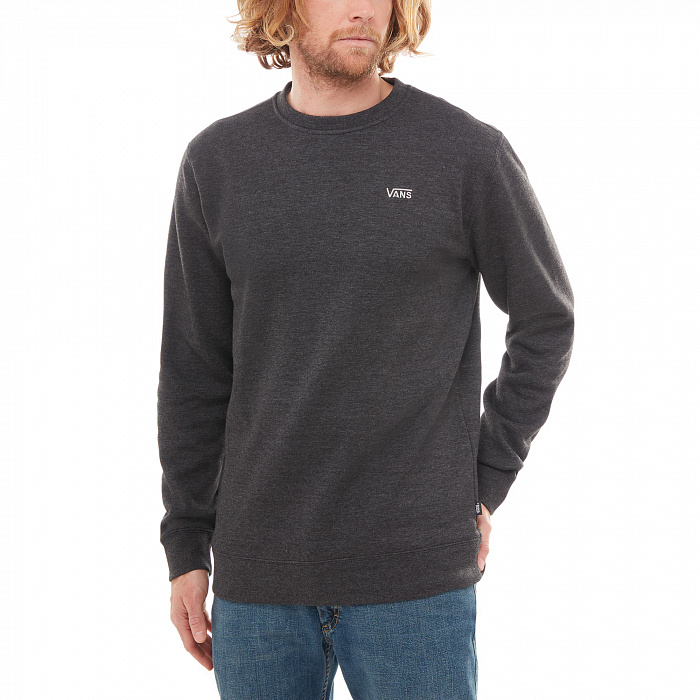 

Свитшот мужской Vans MN BASIC CREW FLEECE Heathe черный S, MN BASIC CREW FLEECE Heathe