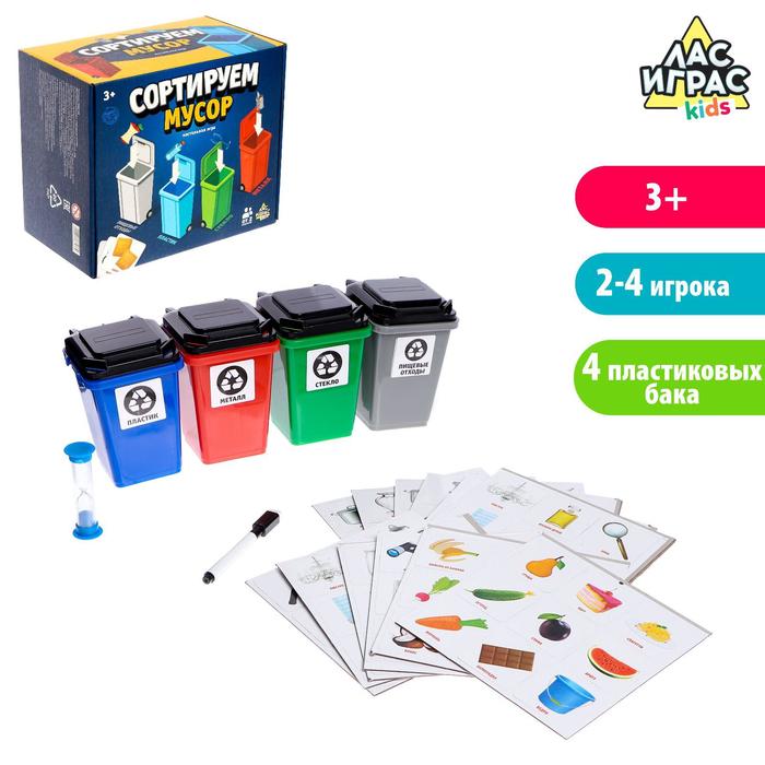 

Настольная игра «Сортируем мусор»