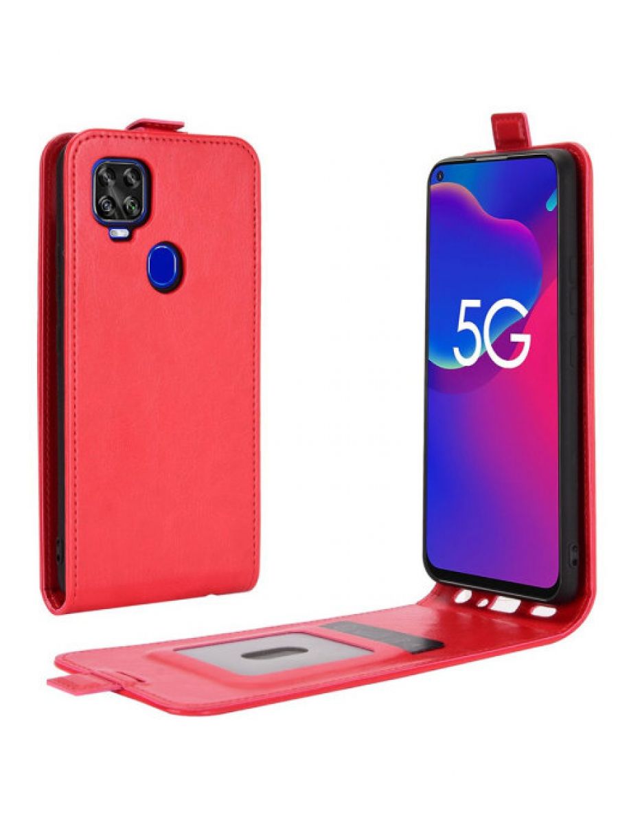 

Brodef Flip вертикальный эко кожаный чехол книжка ZTE Blade V2020 черный