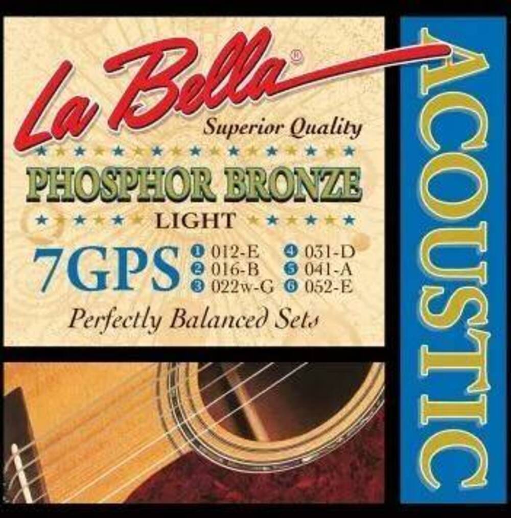 

Струны для акустической гитары LA BELLA 7GPS