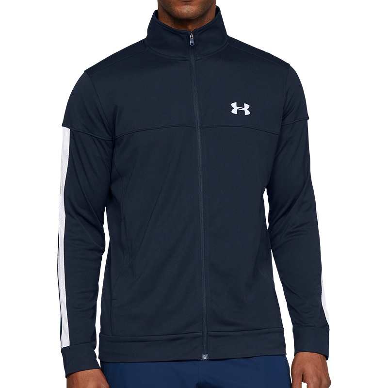 

Куртка мужская Under Armour Sportstyle Pique Jacket синяя XXL, Sportstyle Pique Jacket