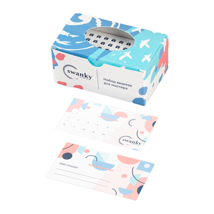 

Набор визиток Swanky Stamping Геометрия 95 шт