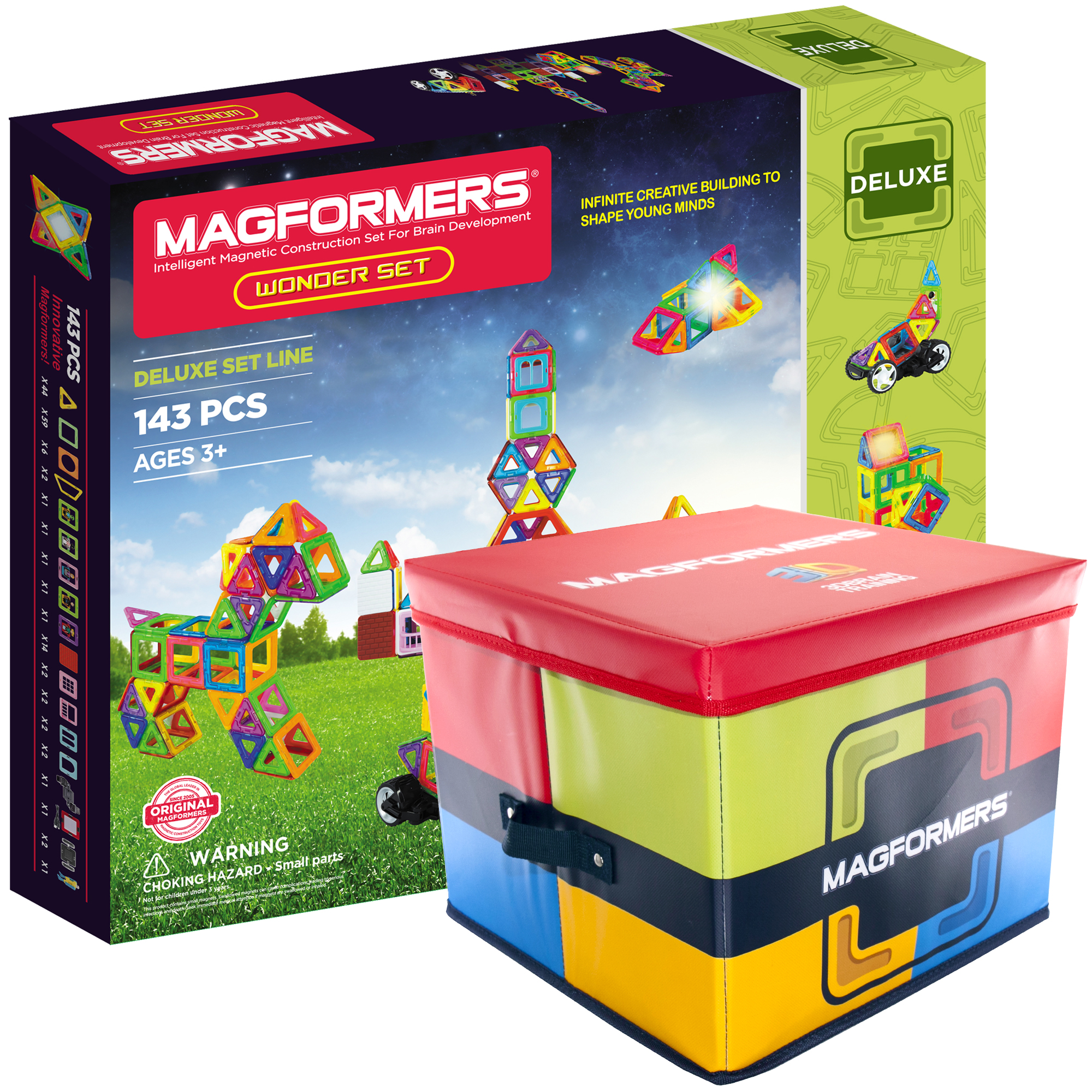 фото Конструктор magformers wonder set + box, 143 детали