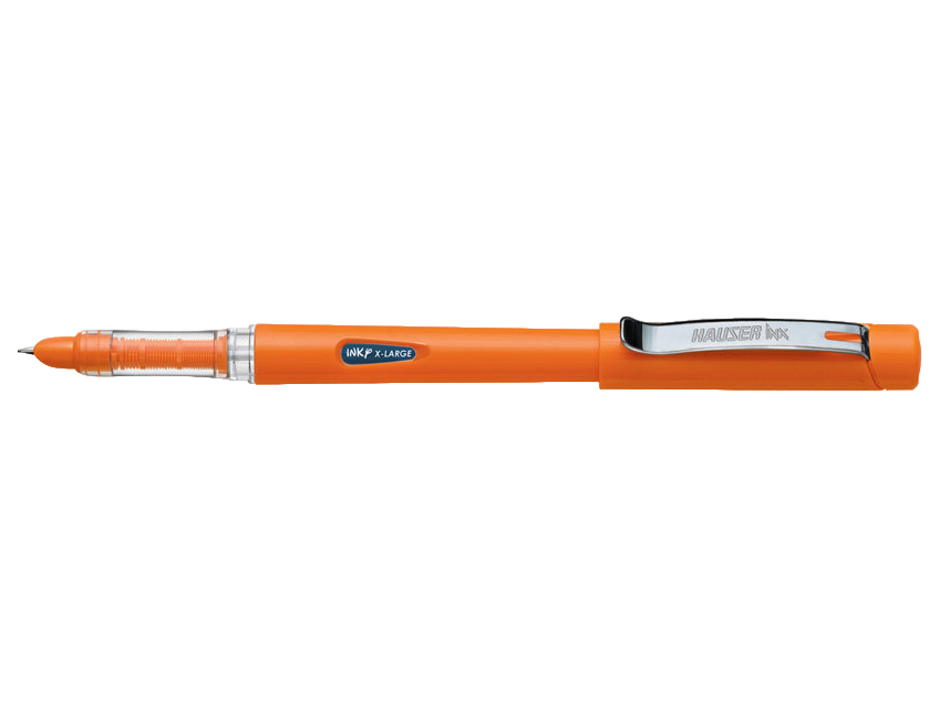 Перьевая ручка Hauser NEON пластик оранжевая