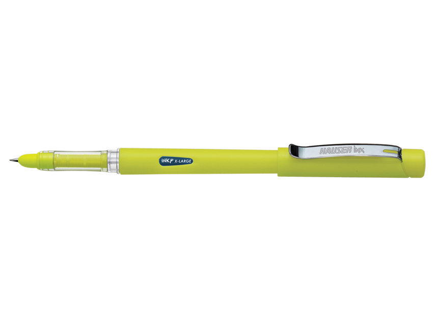 Перьевая ручка Hauser NEON пластик желтая