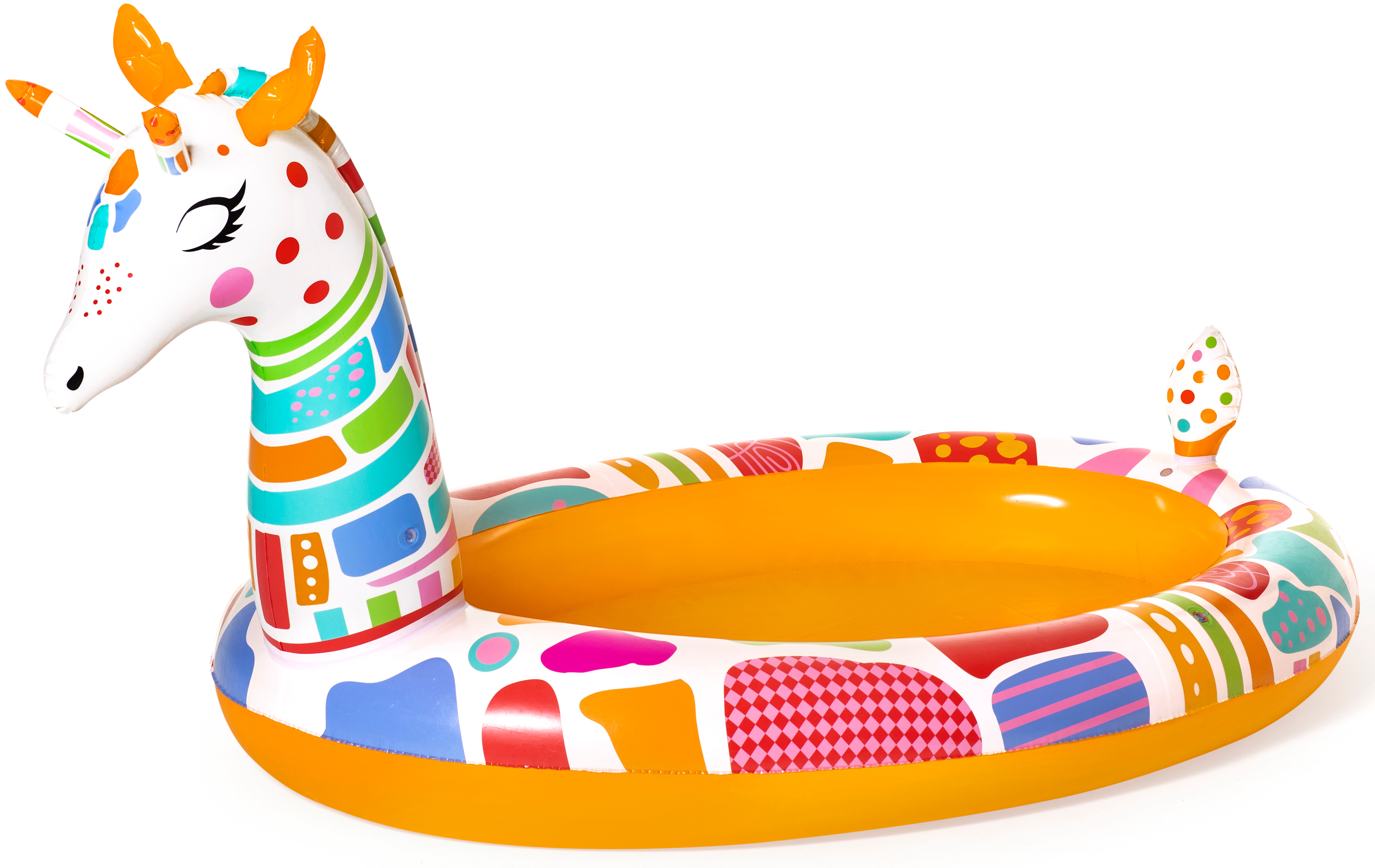 

Бассейн детский надувной Bestway Groovy giraffe 266х157 см, Оранжевый