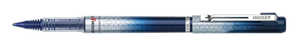 Hauser Ручка-роллер Hauser Aeromatic Rocket Tip 0,7 мм, пластик, корпус синий, чернила син