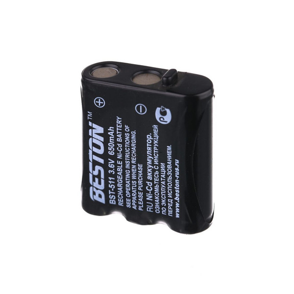 

Батарея для радиотелефонов 511 /3.6 В (3,6V)/ 650 мАч (650 mAh) NiCd BESTON