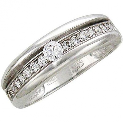 

Кольцо из серебра р. , Эстет 01К155244, фианит, 01К155244