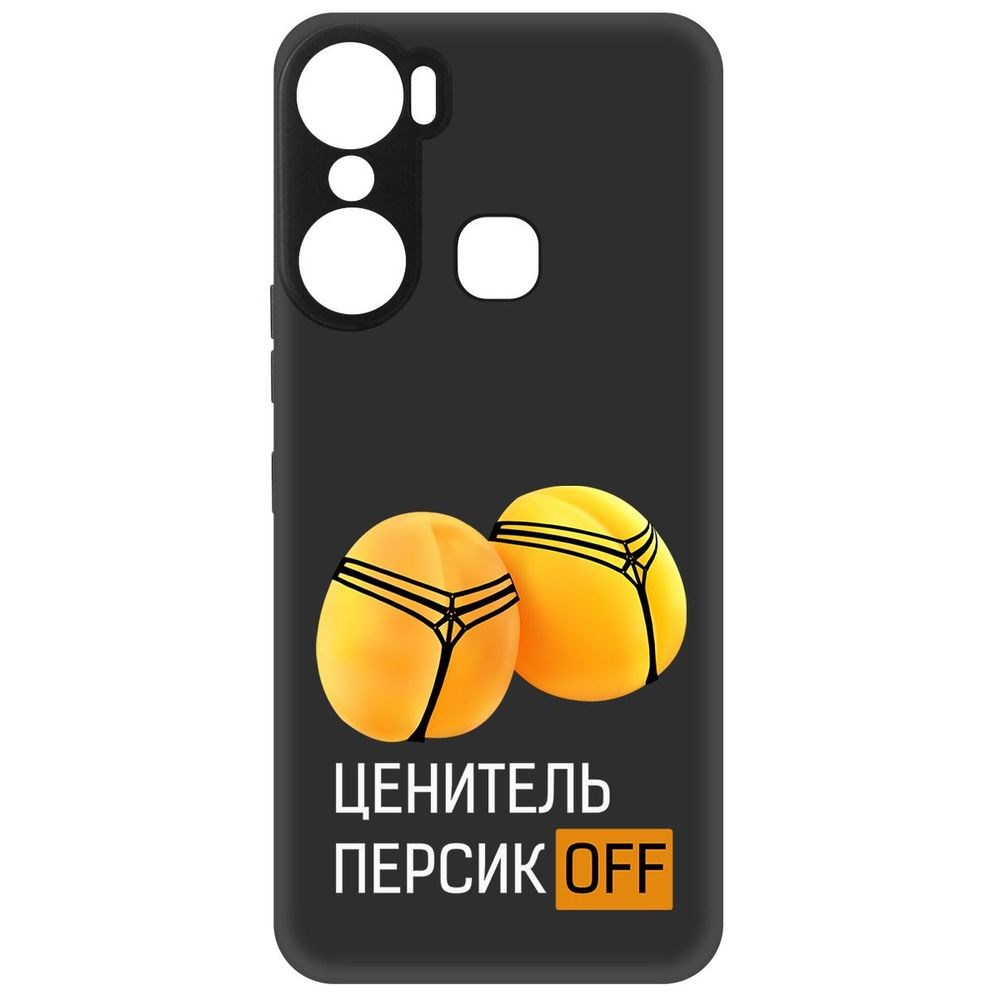 

Чехол-накладка Софт Ценитель персиков для Infinix Hot 12 Pro