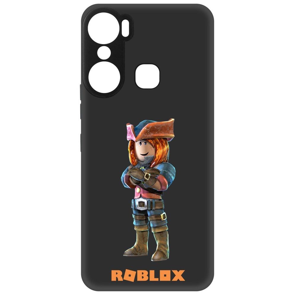

Чехол-накладка Софт Roblox-Эзебель для Infinix Hot 12 Pro, Черный