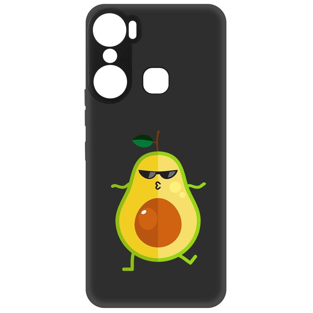 Чехол-накладка Софт Авокадо Стильный для Infinix Hot 12 Pro
