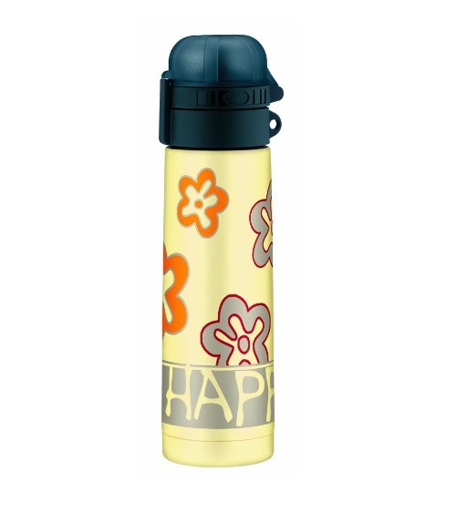 

Термос-бутылочка Alfi Be happy flowers yellow 0,5L 5327685050, Желтый
