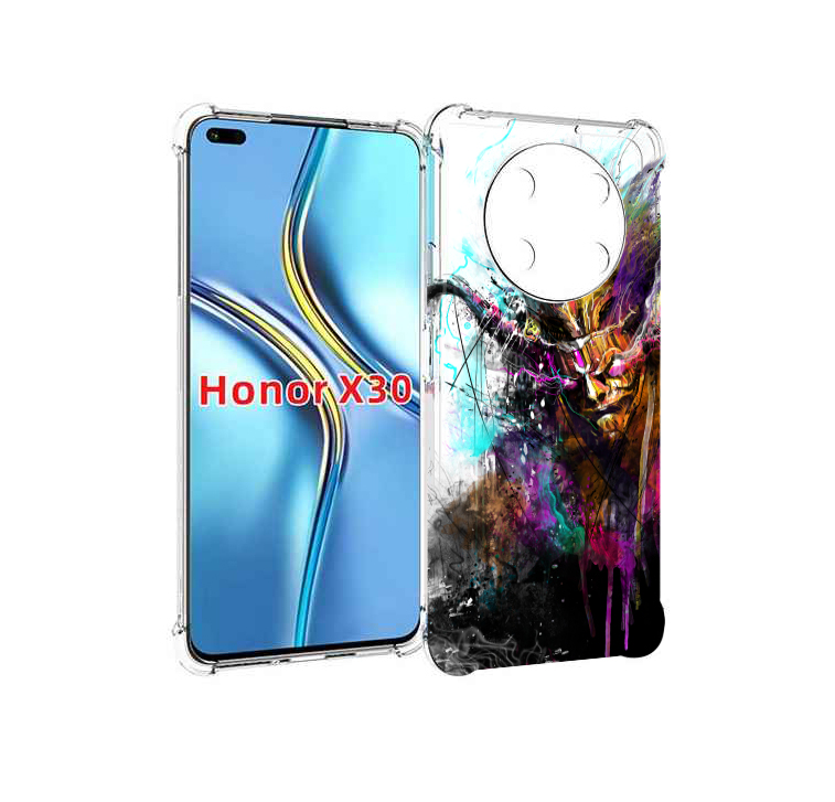 

Чехол MyPads яркий дьявол для Honor X30 / Magic4 Lite 5G, Прозрачный, Tocco