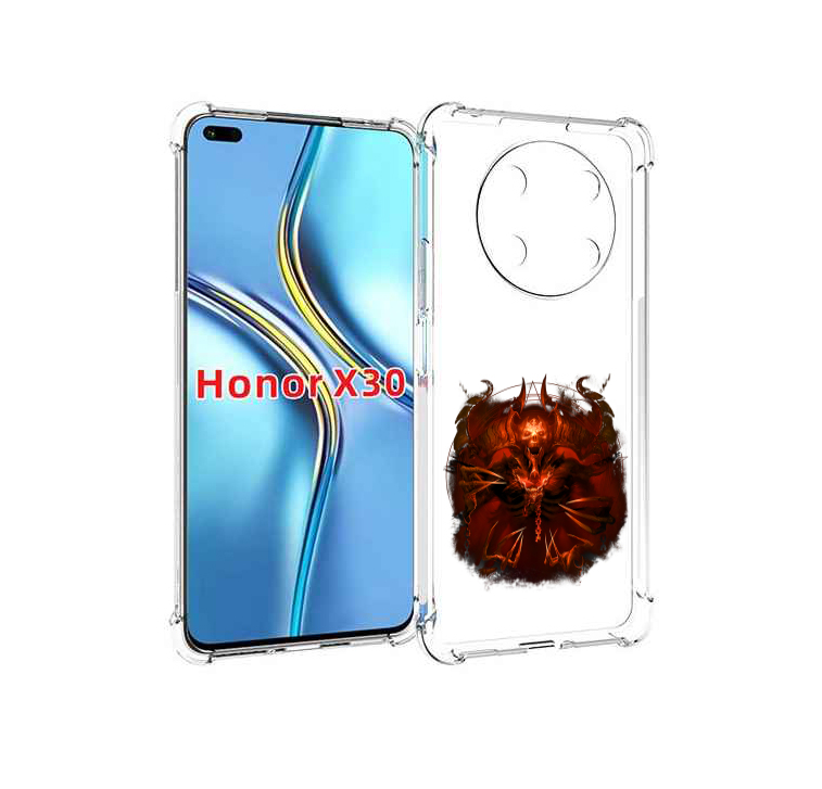 

Чехол MyPads яркий демон для Honor X30 / Magic4 Lite 5G, Прозрачный, Tocco