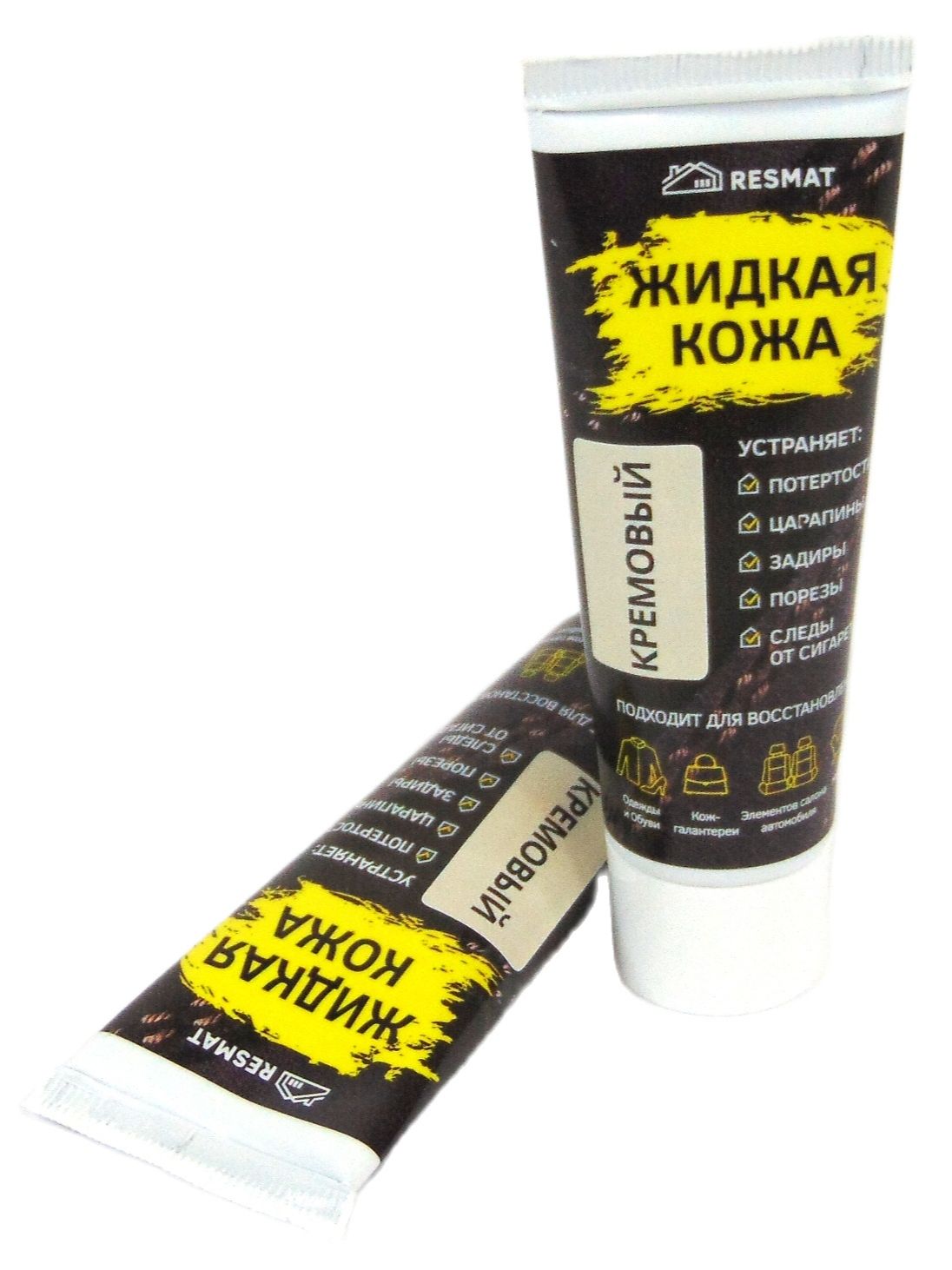 

Кожа жидкая в тубе 30 мл. Resmat, цвет-кремовый