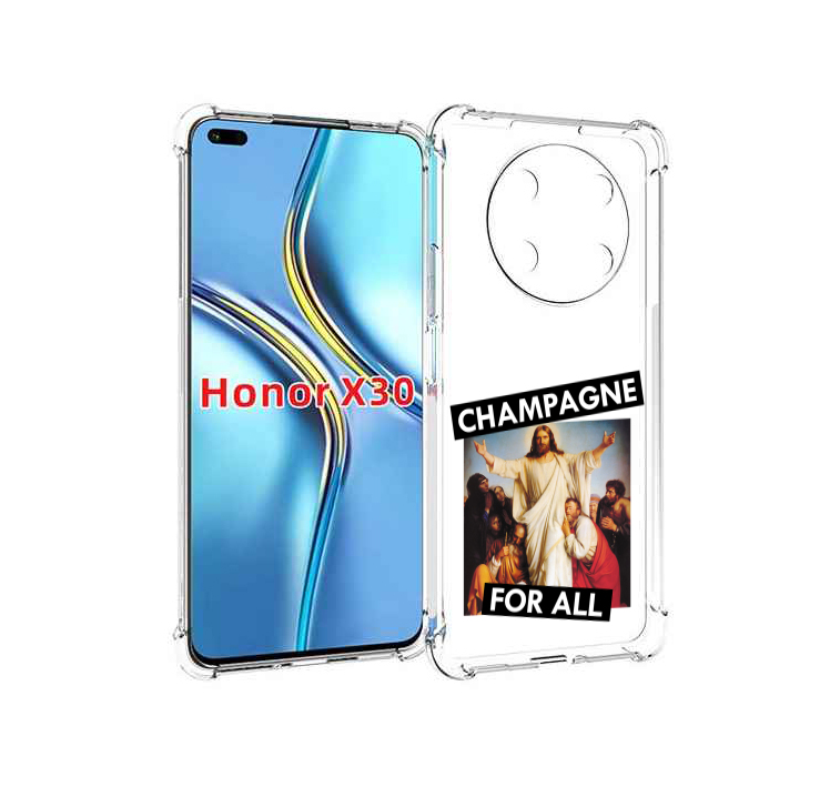 

Чехол MyPads шампанское для Honor X30 / Magic4 Lite 5G, Прозрачный, Tocco