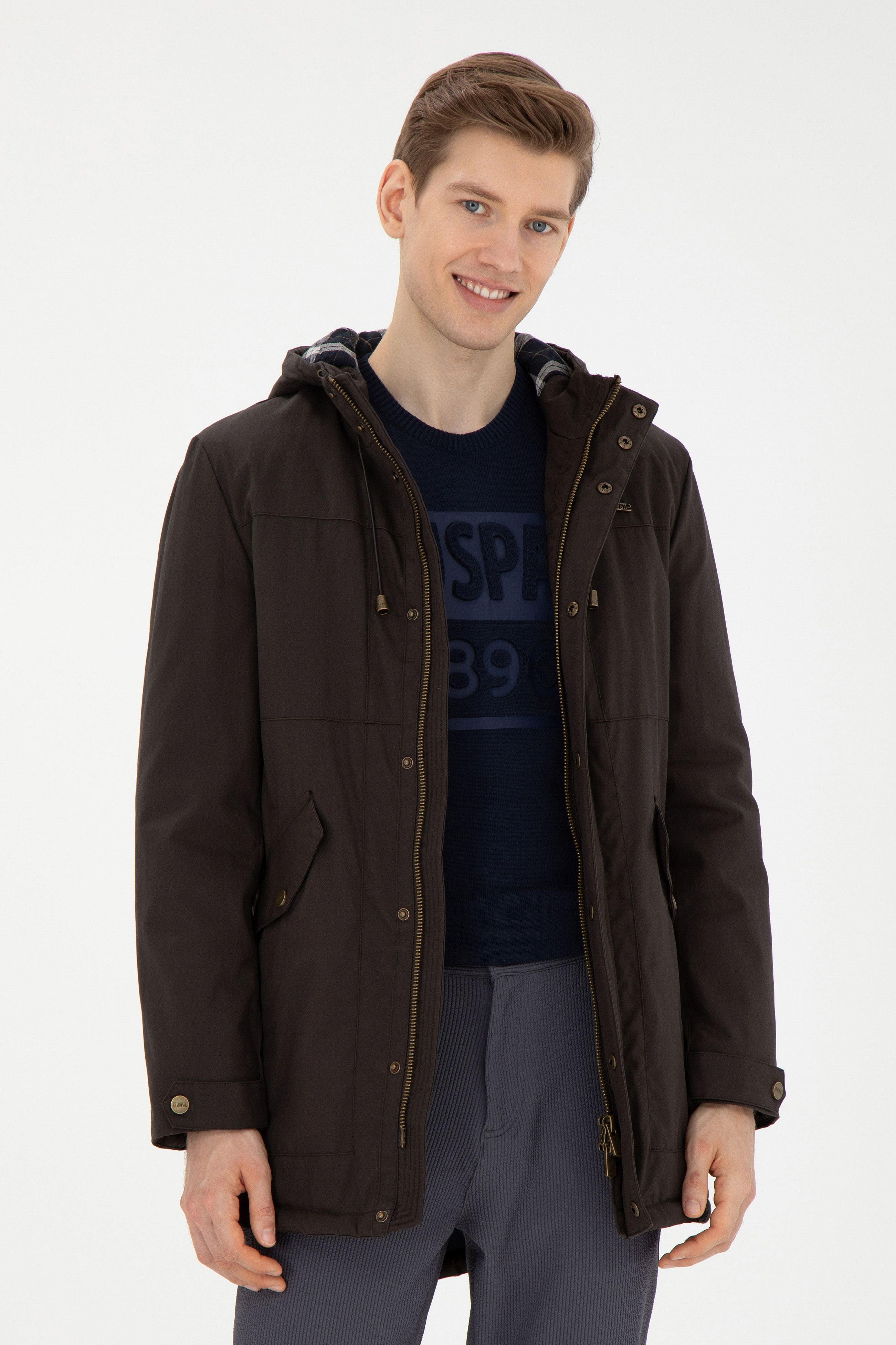 

Куртка мужская U.S. POLO Assn. G081SZ0KS0HAALAND-M хаки 48 RU, G081SZ0KS0HAALAND-M
