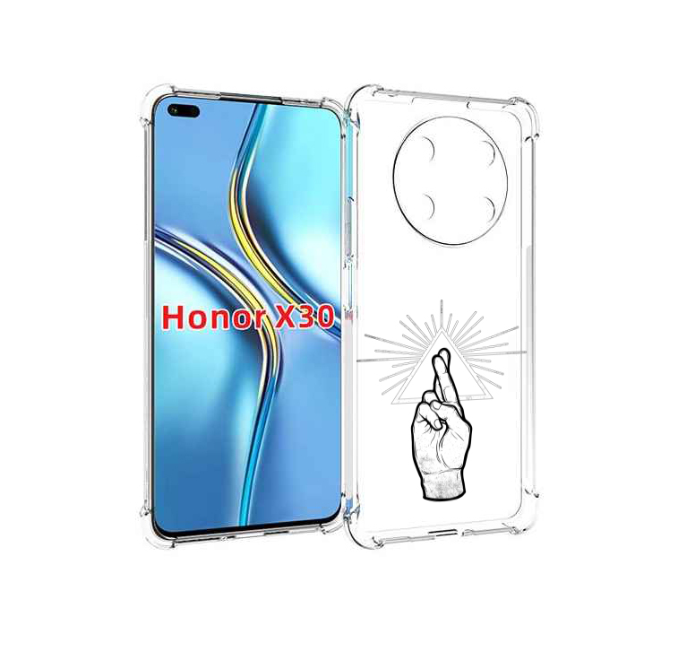 

Чехол MyPads черно белая рука для Honor X30 / Magic4 Lite 5G, Прозрачный, Tocco
