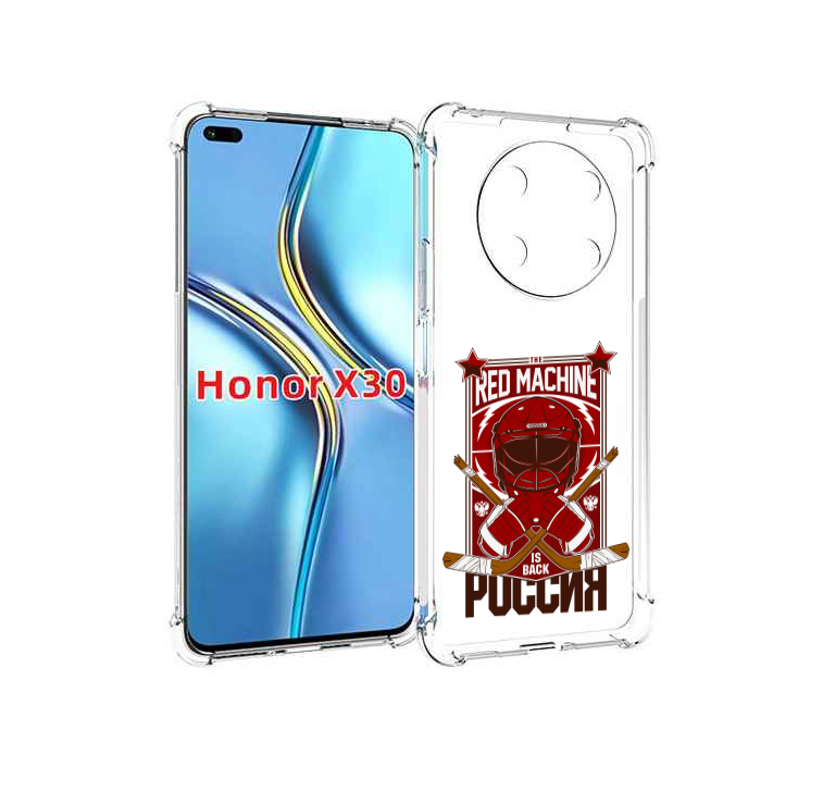 

Чехол MyPads хоккей россия для Honor X30 / Magic4 Lite 5G, Прозрачный, Tocco