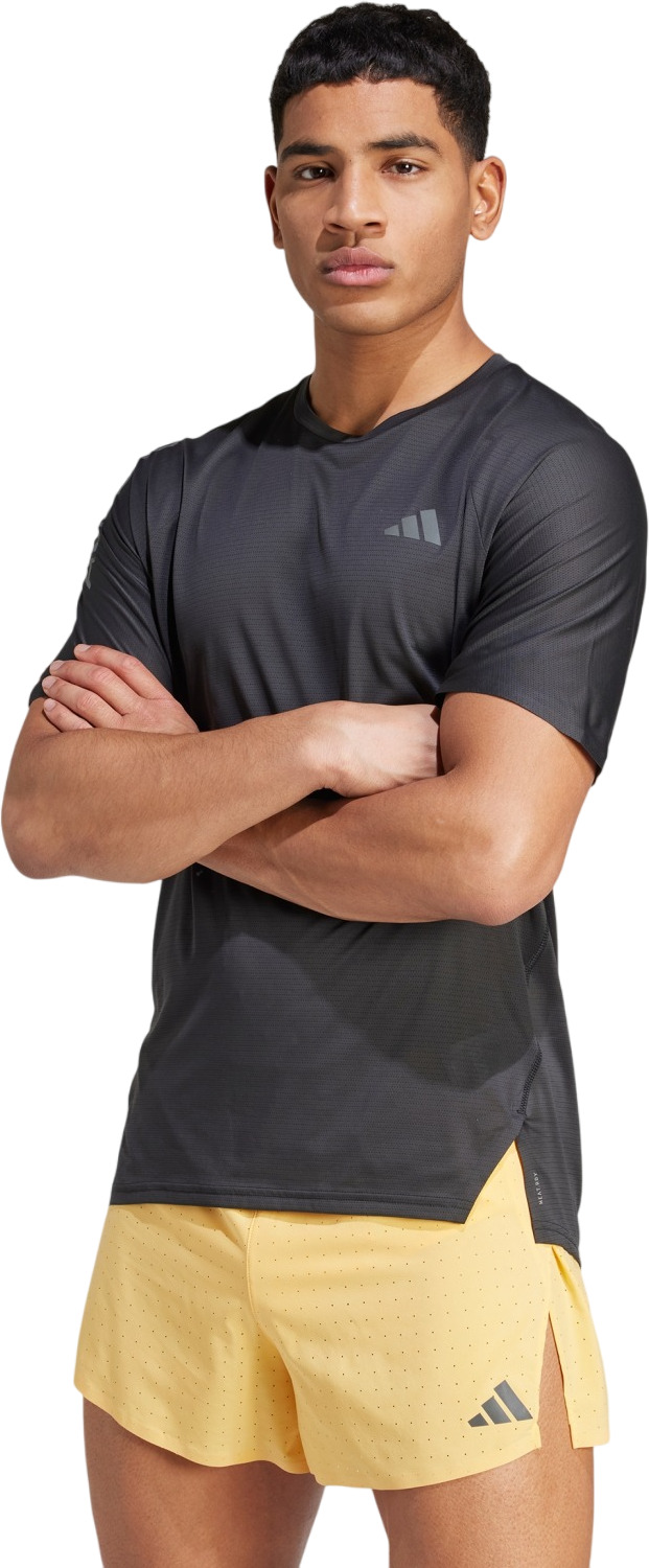 

Футболка мужская adidas ADIZERO TEE черная L, Черный, ADIZERO TEE