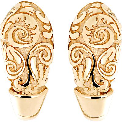 

Серьги женские из золота Эстет 01С0110168, без вставки, 01С0110168
