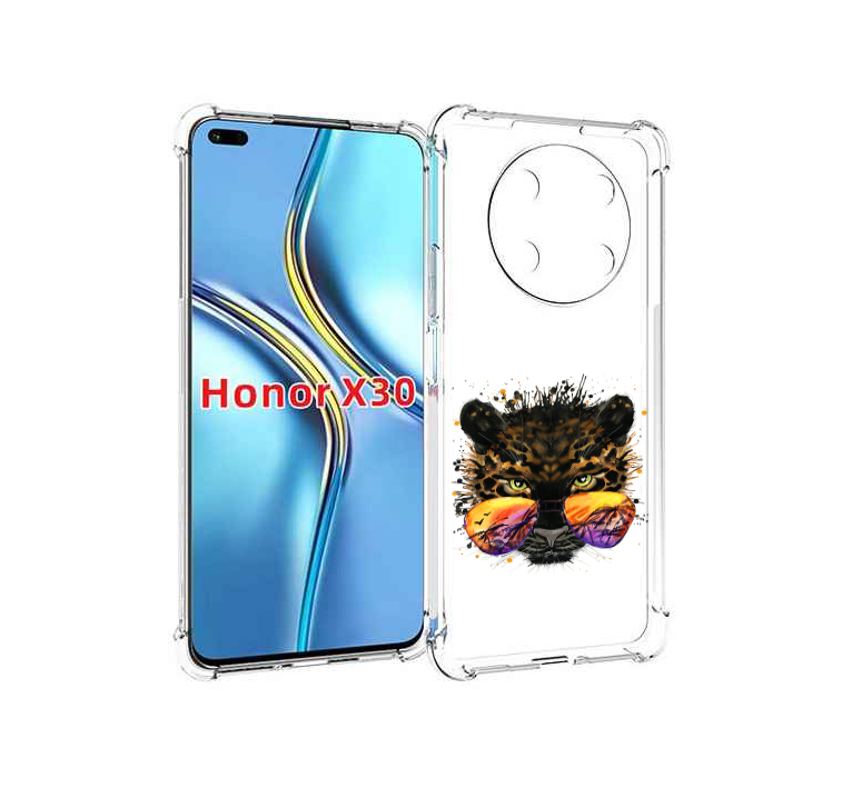 

Чехол MyPads тропический леопард для Honor X30 / Magic4 Lite 5G, Прозрачный, Tocco