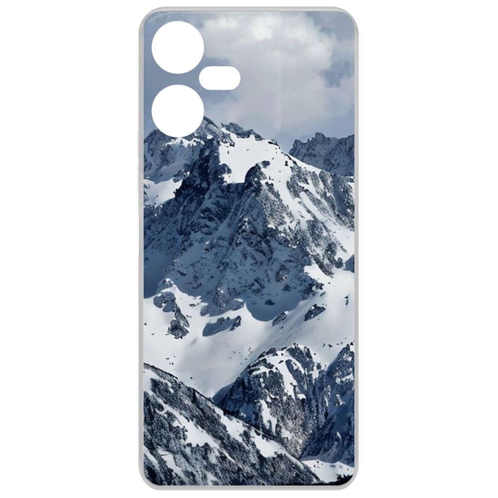 

Чехол-накладка Krutoff Clear Case Горы для TECNO Pova Neo 3, Прозрачный