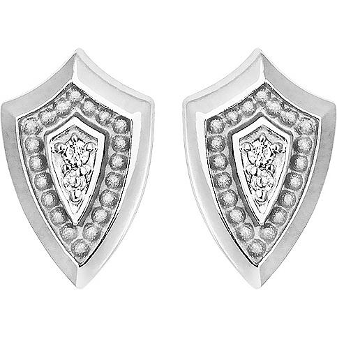 

Серьги женские из золота Эстет 01С628749, бриллиант, 01С628749