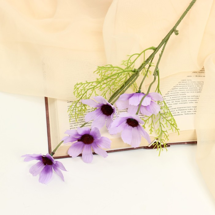 

Poetry in flowers Цветы искусственные "Космея Эвери" 6,5х48 см, сиреневый