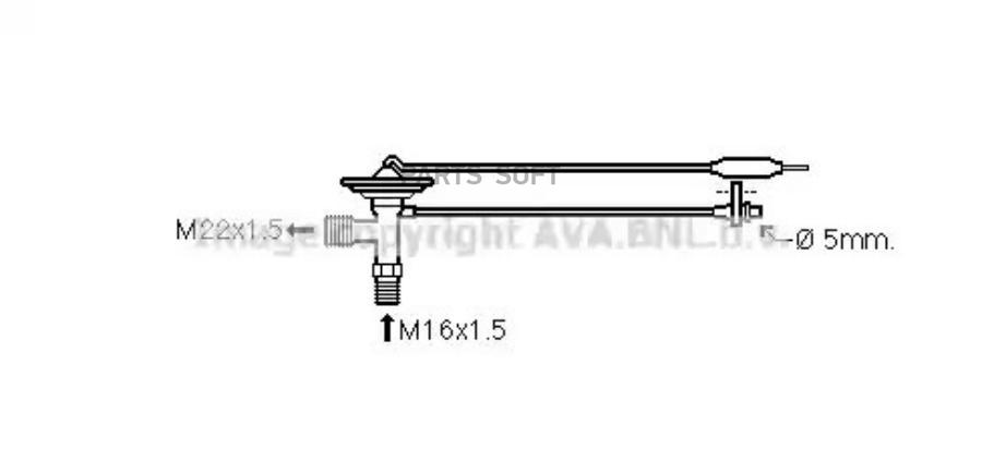 AVA Клапан расширительный системы кондиционирования 4830₽