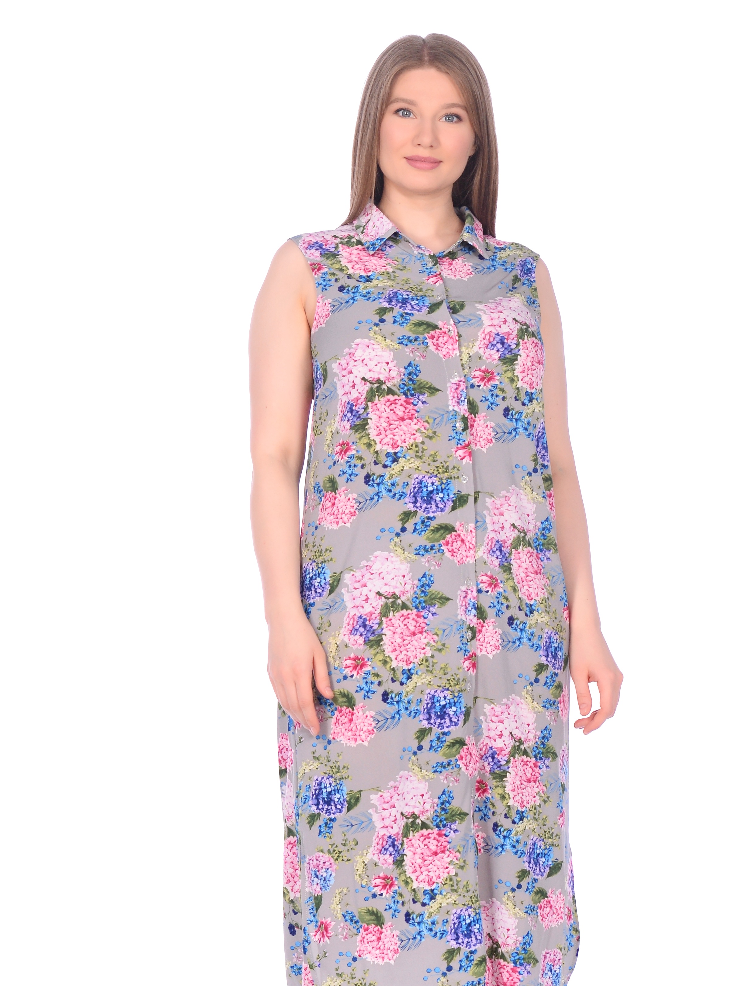 фото Повседневное платье женское peche monnaie sunrise розовое 3xl