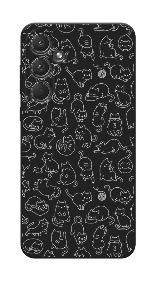

Чехол Awog 2109452-1 для Samsung Galaxy A55 5G "Шкодливые котики", Прозрачный;бежевый, 2109452-1